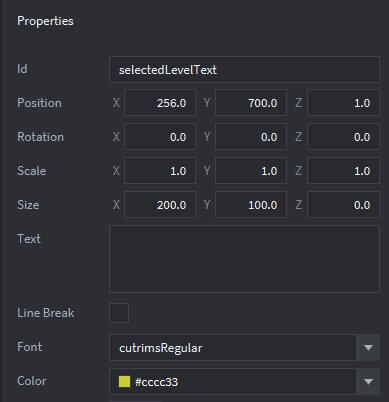 textproperties